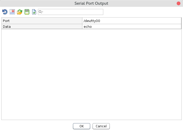 Input writing data